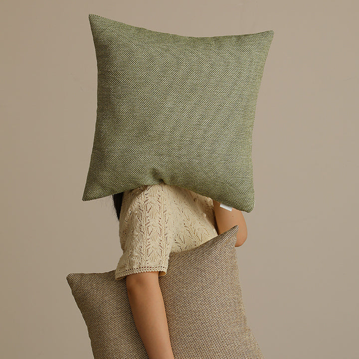 Decorative Cushion Cover Set with Dense Weave Structure and Concealed Zipper Kalsten