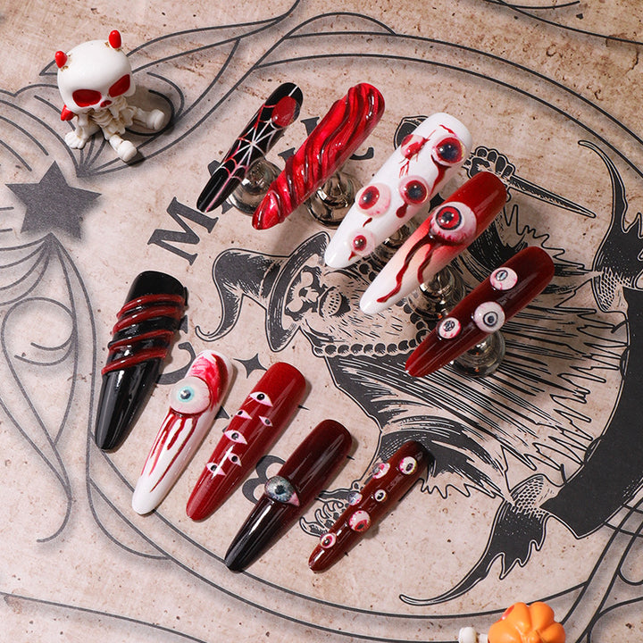 Creative Halloween-Themed Press-On Nail Set Kalsten