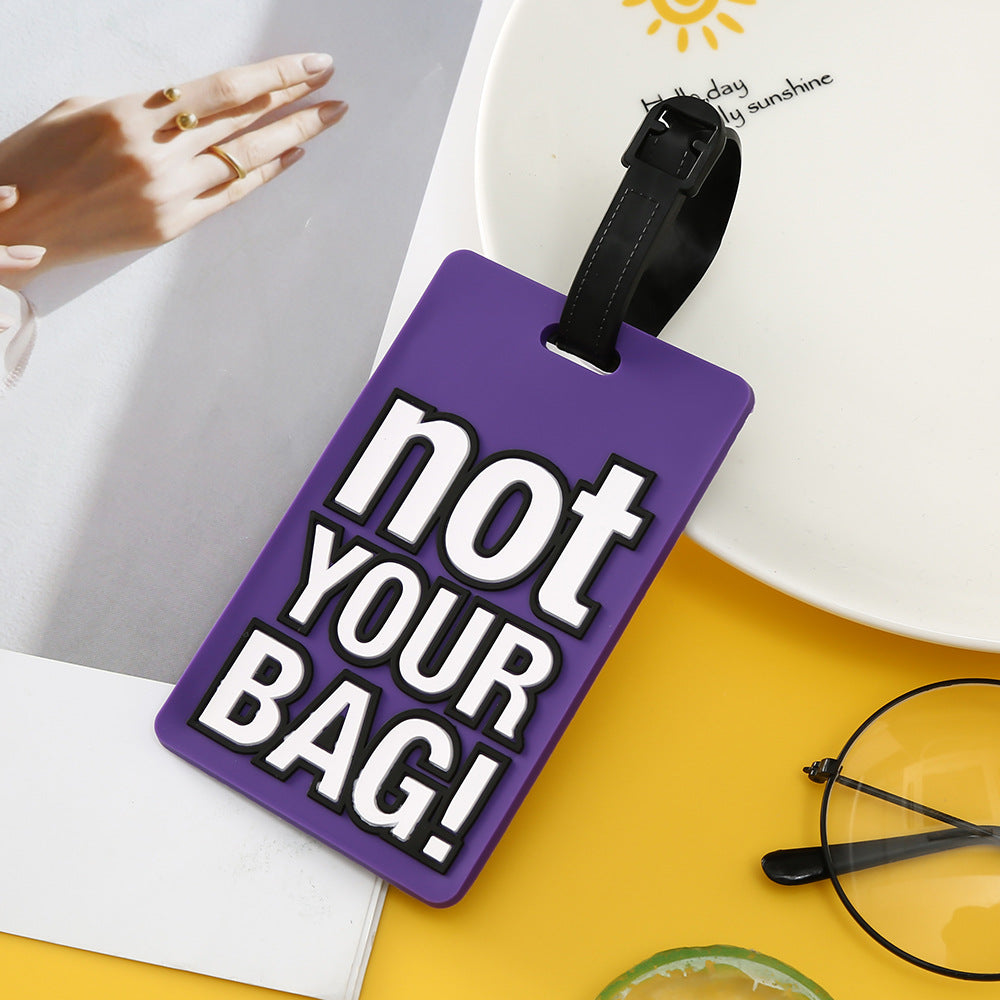 Unisex Luggage Tag with Eye-catching Message Kalsten