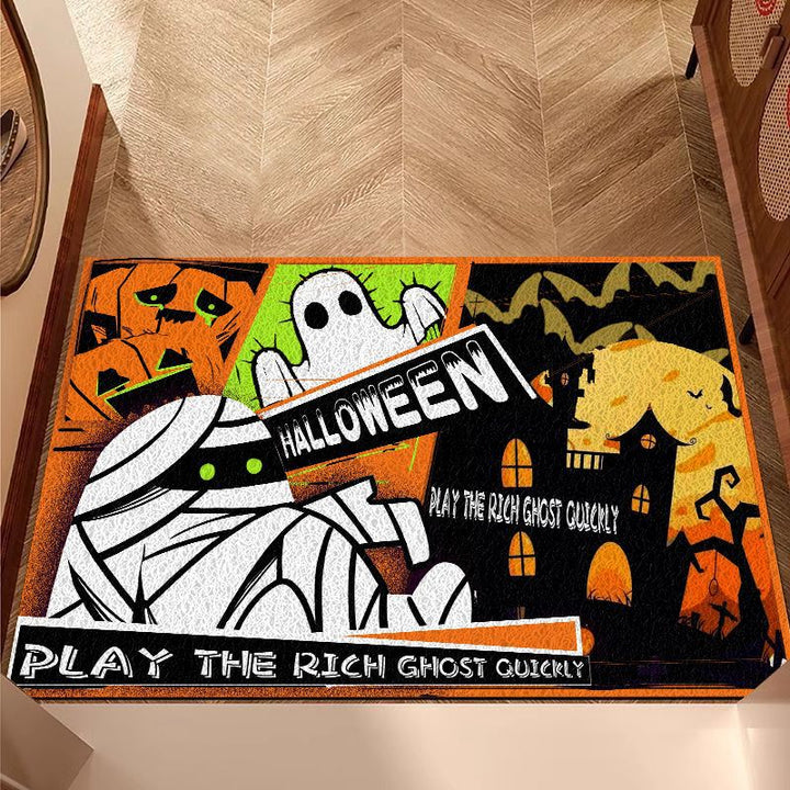 Halloween-Themed Decorative Doormat