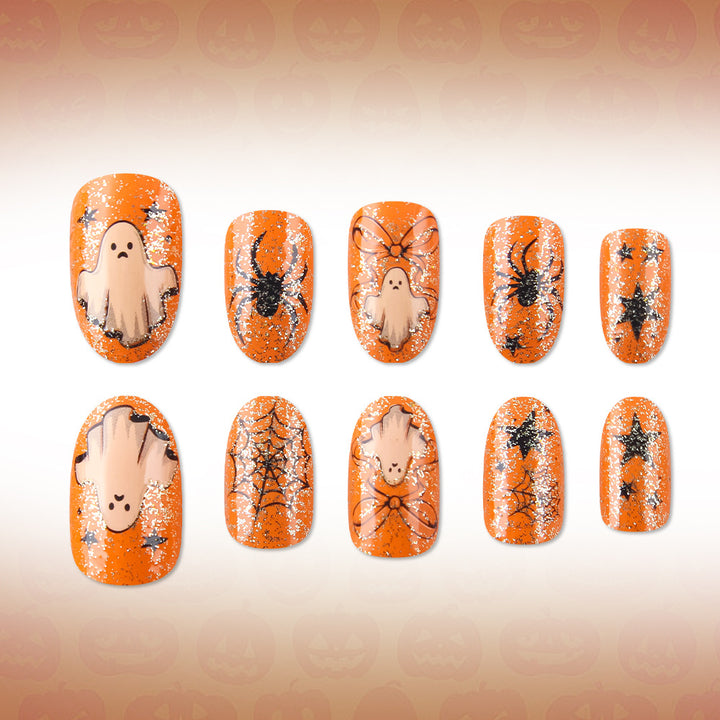 Spooky Themed Glitter Nail Art Set Kalsten