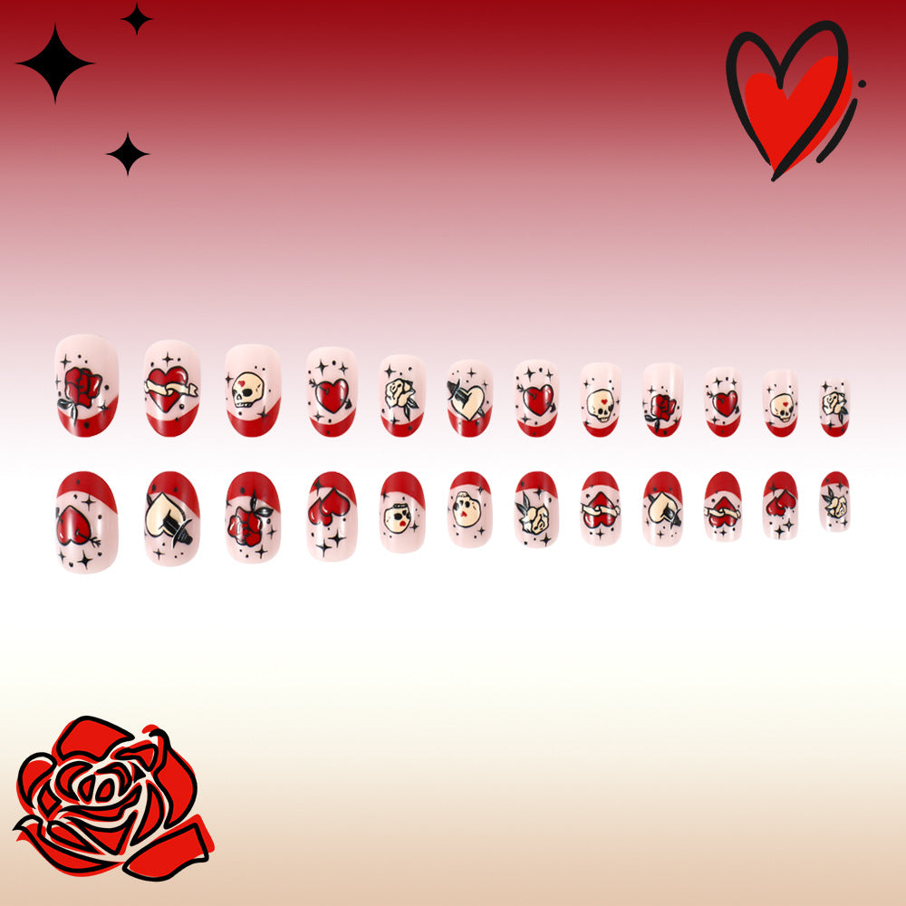 Artistic Press-On Nail Designs Kalsten