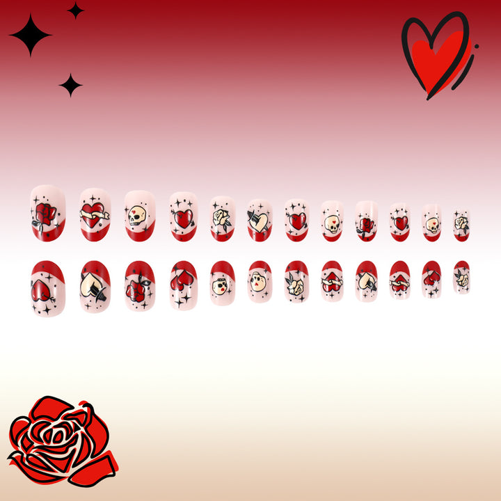 Artistic Press-On Nail Designs Kalsten