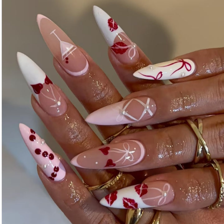 Animal-Inspired Press-On Nail Art Set Kalsten