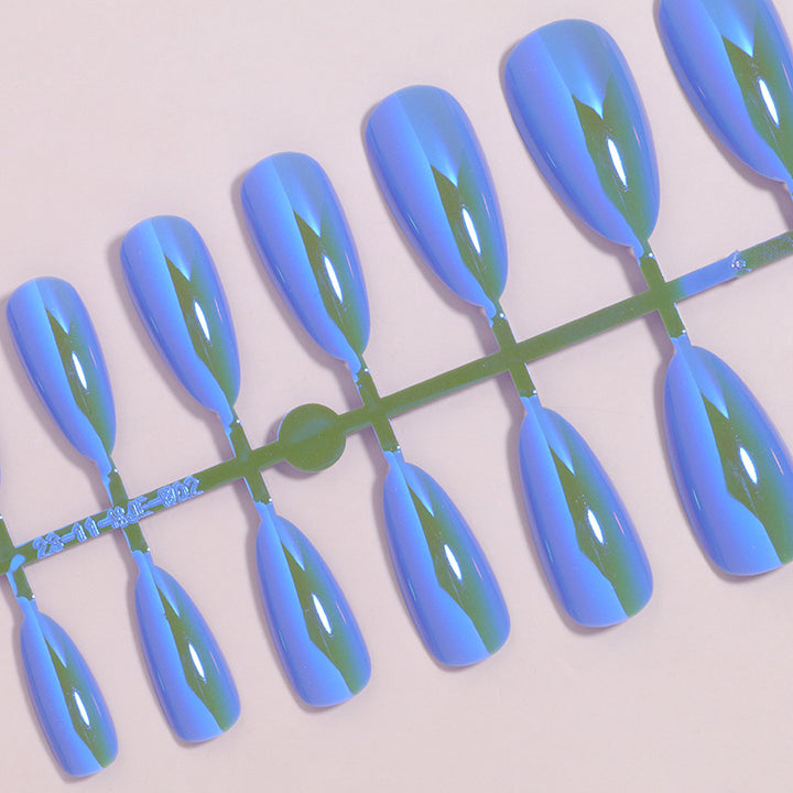 Elegant Glossy Almond-Shaped Press-On Nails Kalsten
