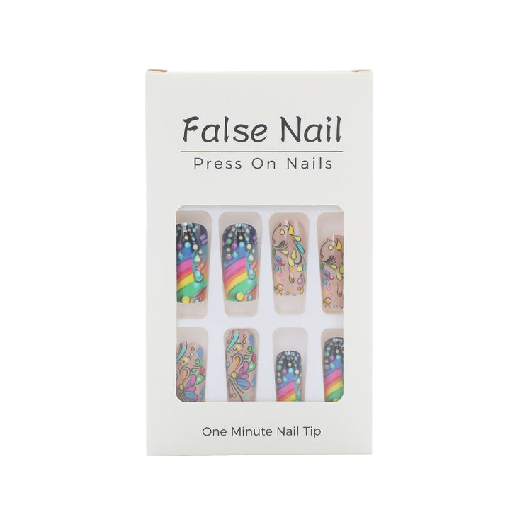 Art nails with colorful and creative motif designs Kalsten