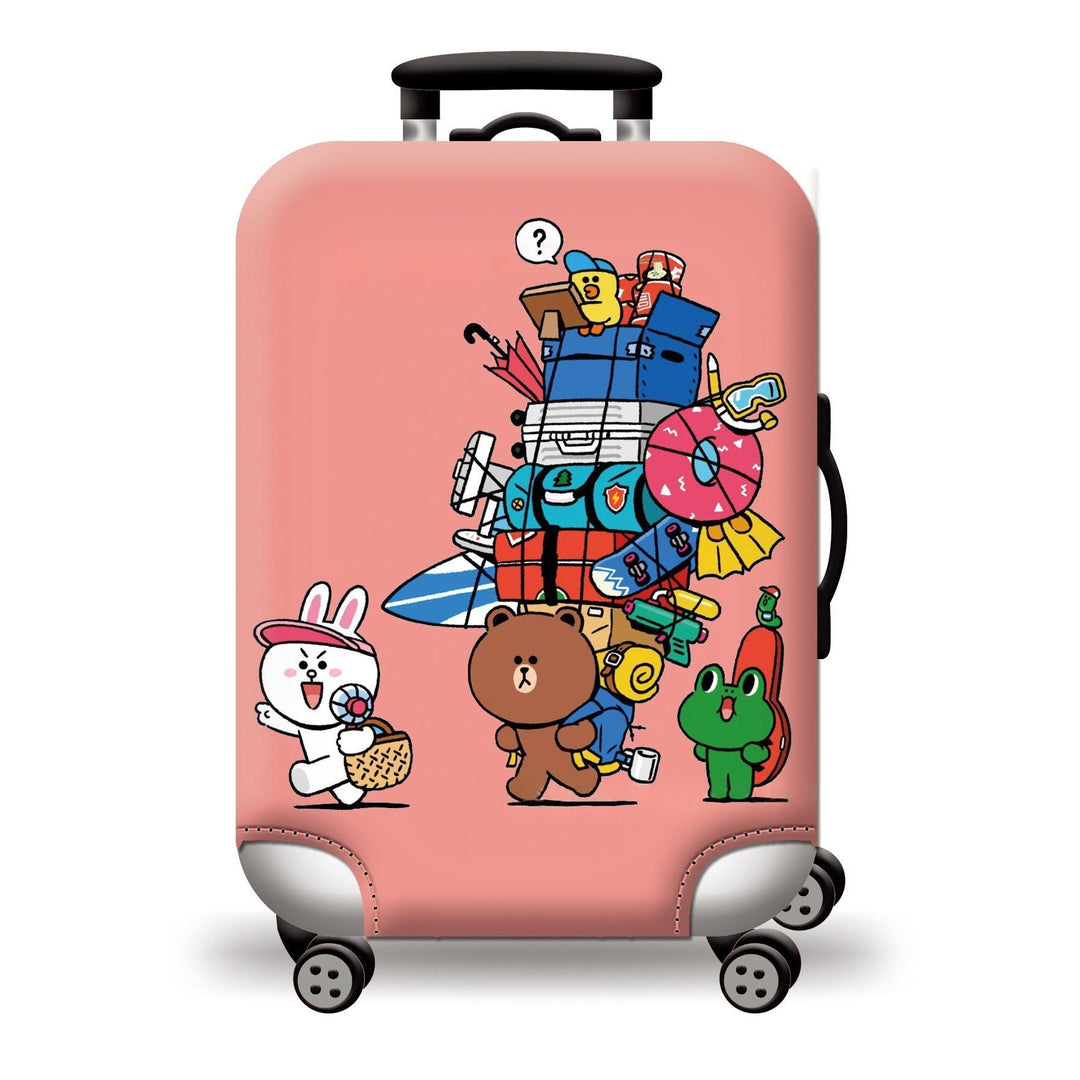 Women Hard Shell Suitcase with Cute Animal Design Kalsten