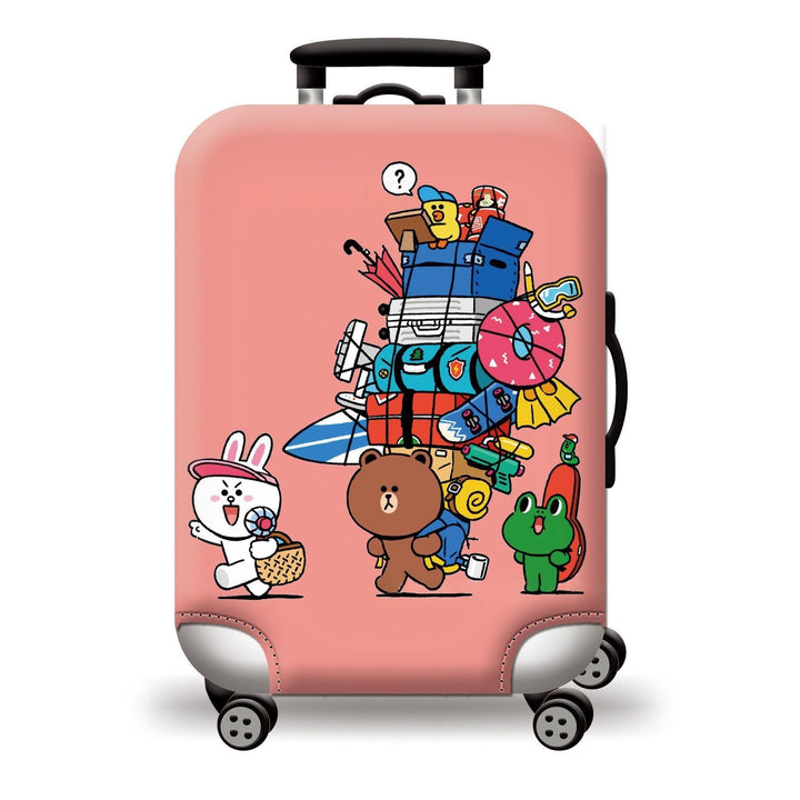 Women Hard Shell Suitcase with Cute Animal Design Kalsten