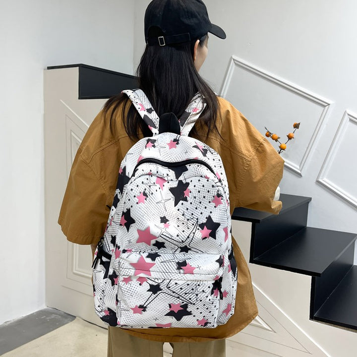 Star-Patterned School Backpack Kalsten