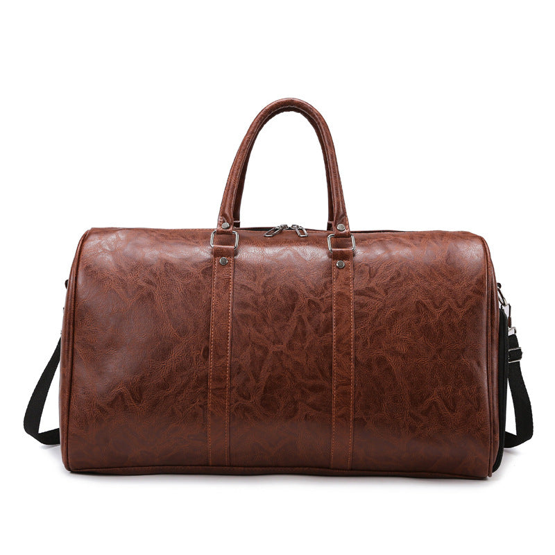 Vintage Leather Weekend Duffle Bag Kalsten