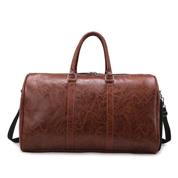 Vintage Leather Weekend Duffle Bag Kalsten