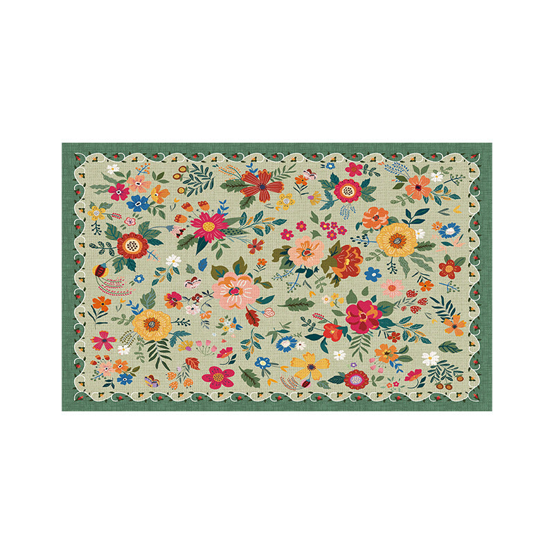 Floral Patterned Bath Comfort Mat Kalsten