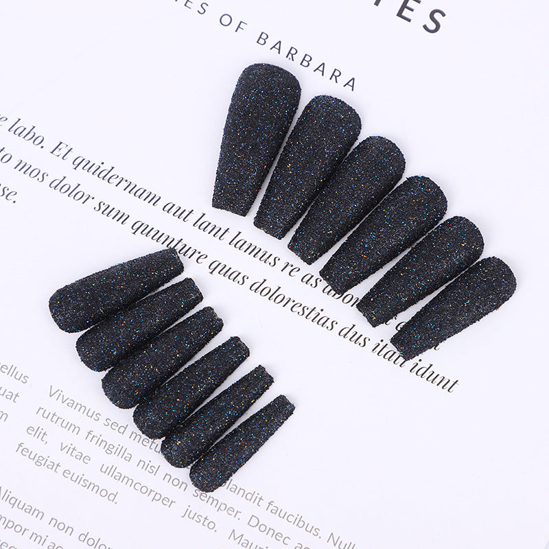High-quality artificial nails with glitter effects Kalsten