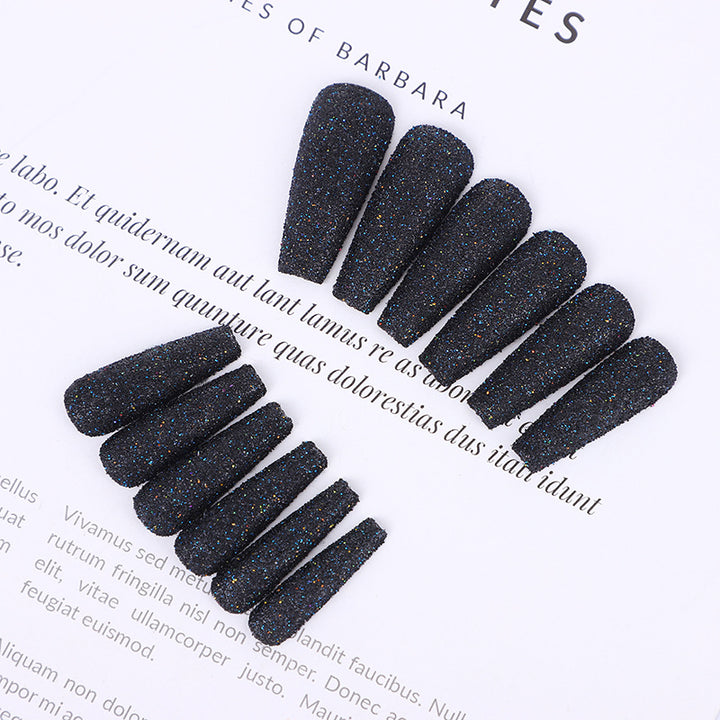 High-quality artificial nails with glitter effects Kalsten