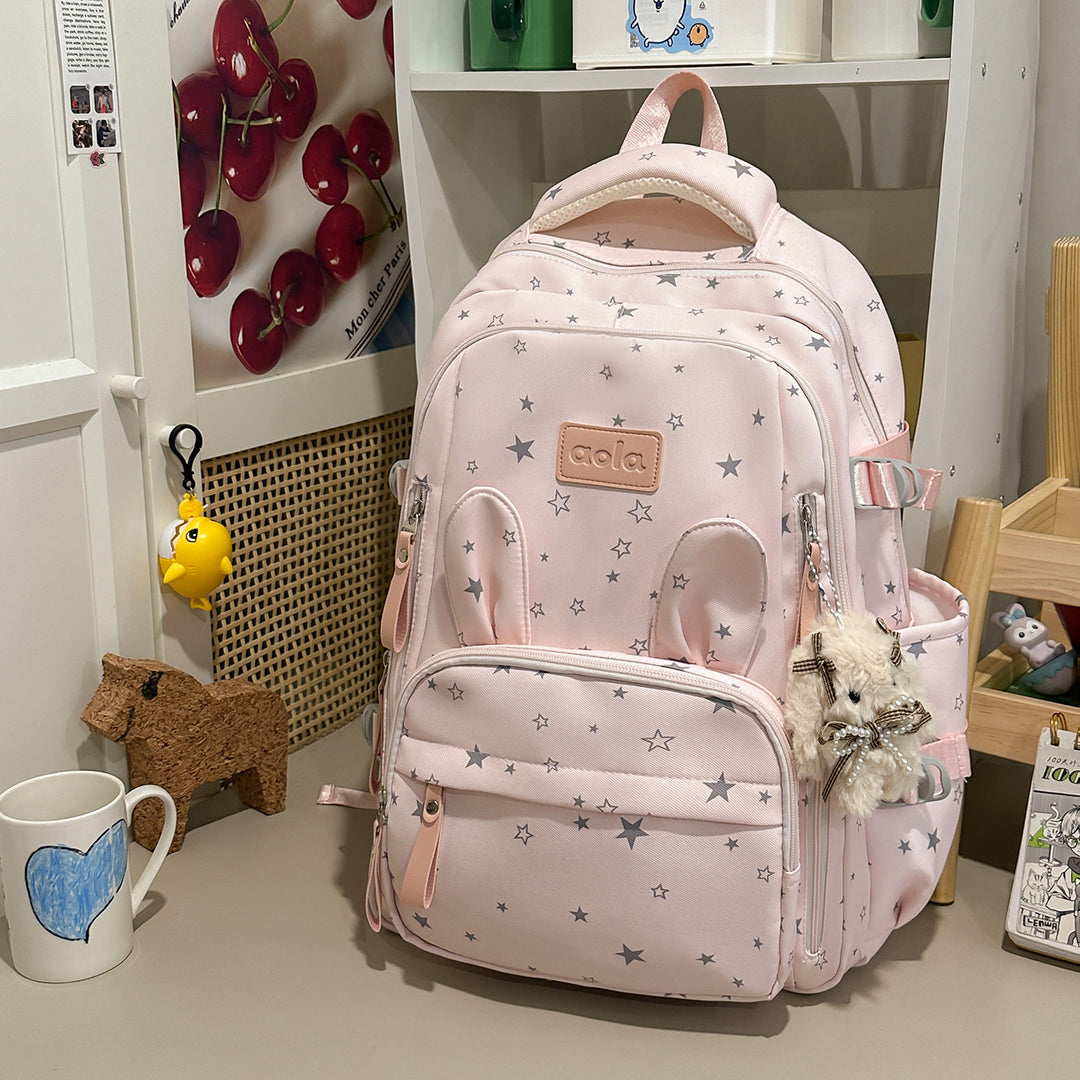 Adorable Bunny-Ear School Backpack Kalsten