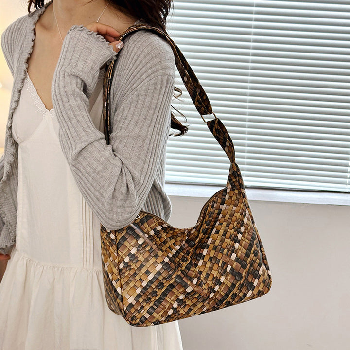 WoColorful Woven Hobo Bag Kalsten