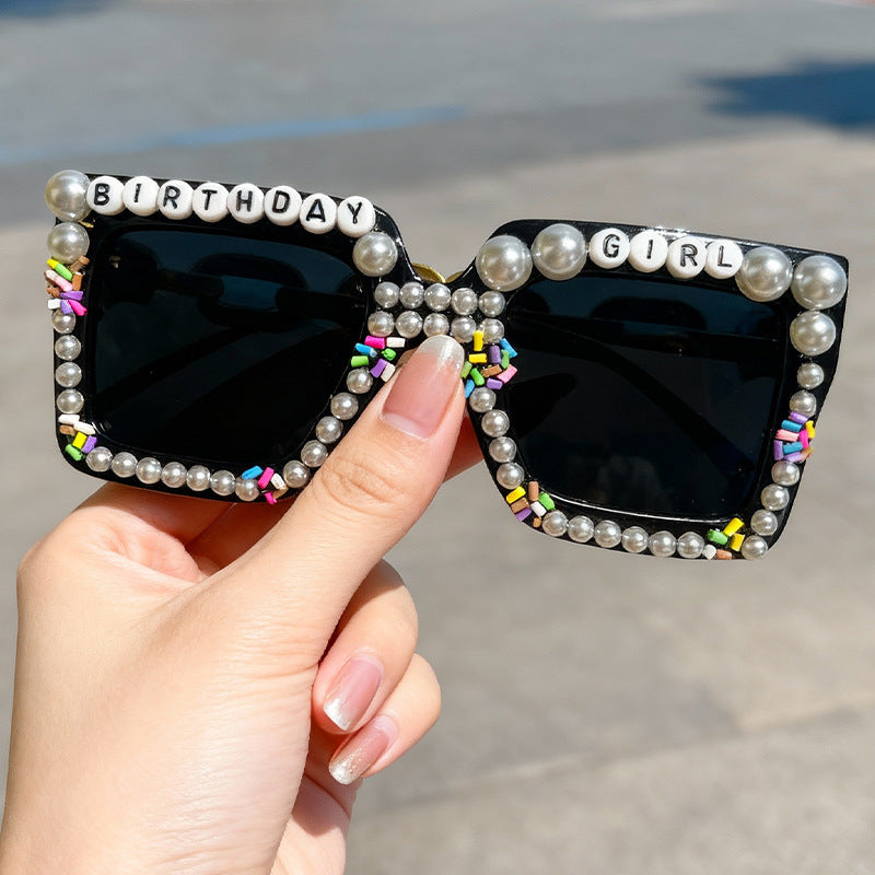 Playful Birthday-Themed Statement Sunglasses Kalsten