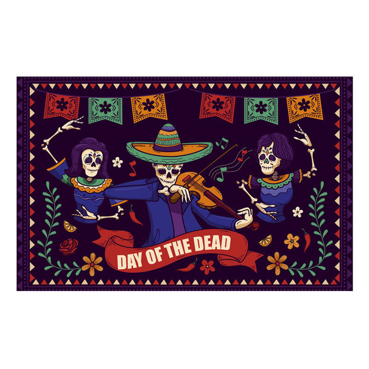Halloween-Themed Decorative Area Mat