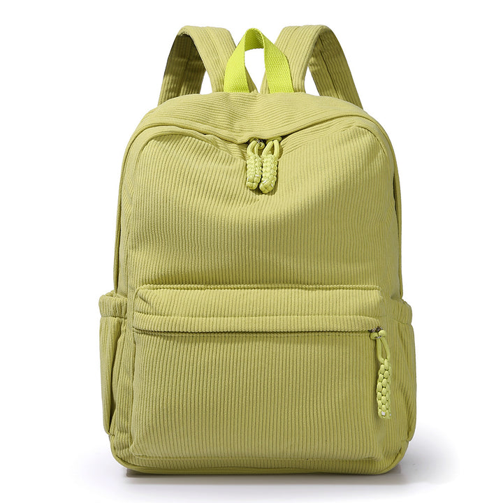 Textured Fabric Travel Backpack kalsten