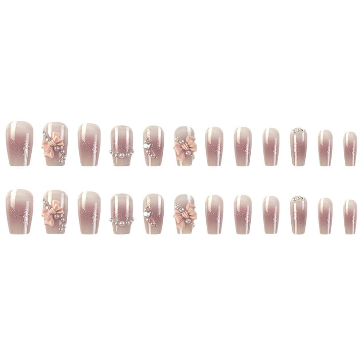 Glamorous artificial nails with moon and star motif Kalsten