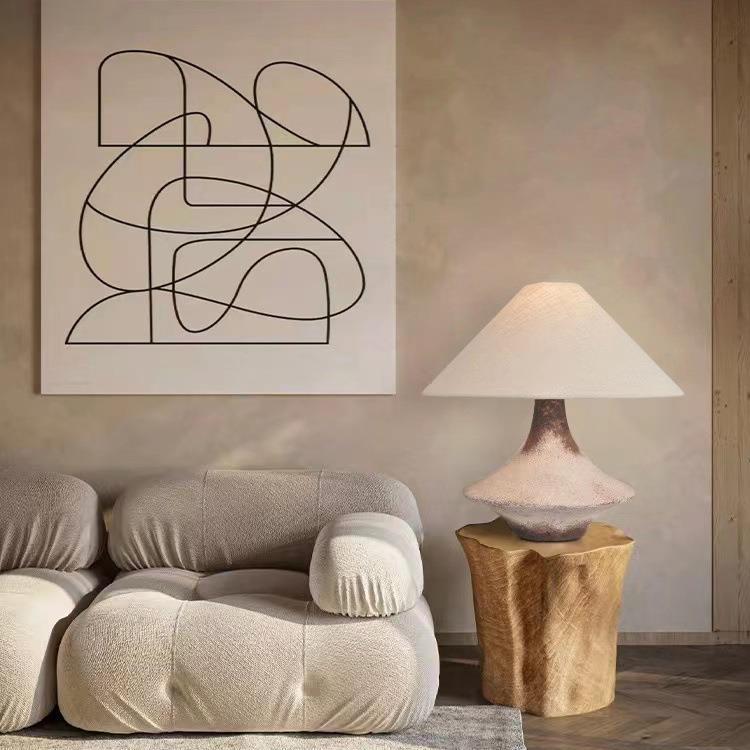 Artisan Table Lamp with Natural Aesthetic
