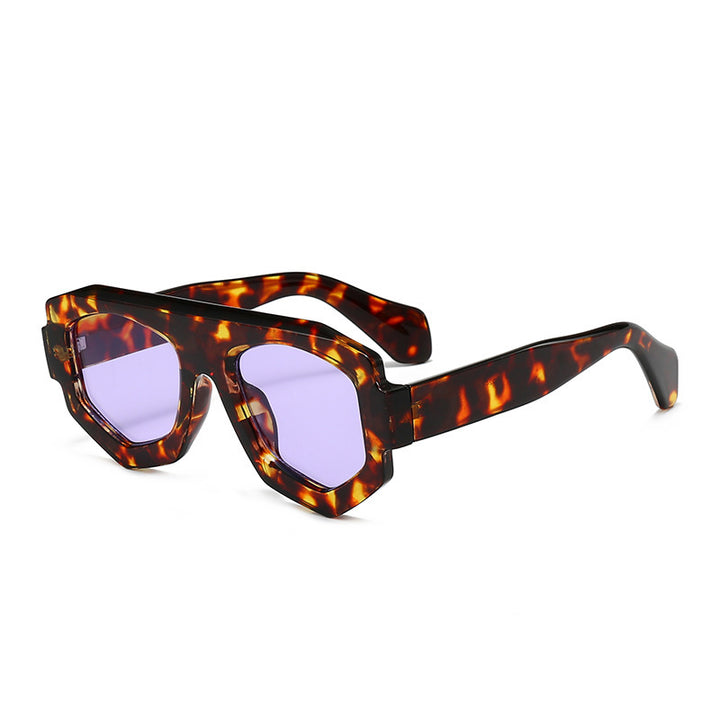 Bold Geometric Shield Sunglasses Kalsten