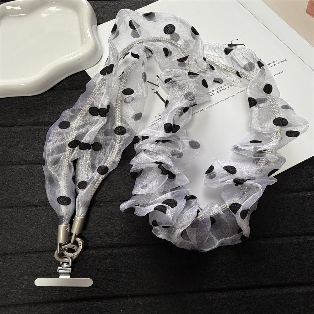 Decorative Crystal-Accented Eyewear Lanyard Kalsten