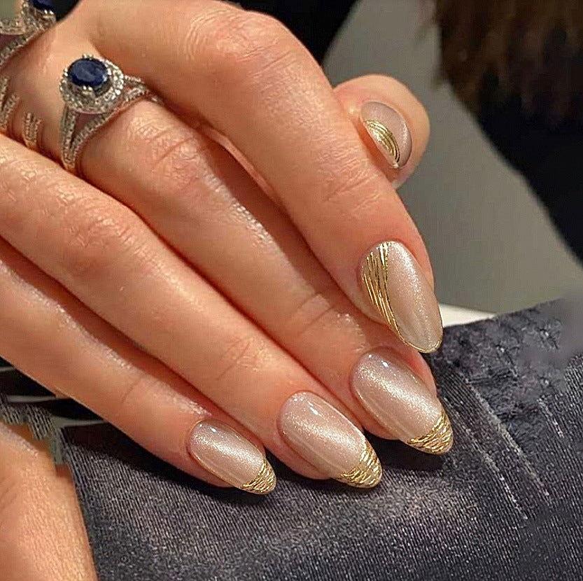 Stylish Decorative Press-On Nail Set Kalsten
