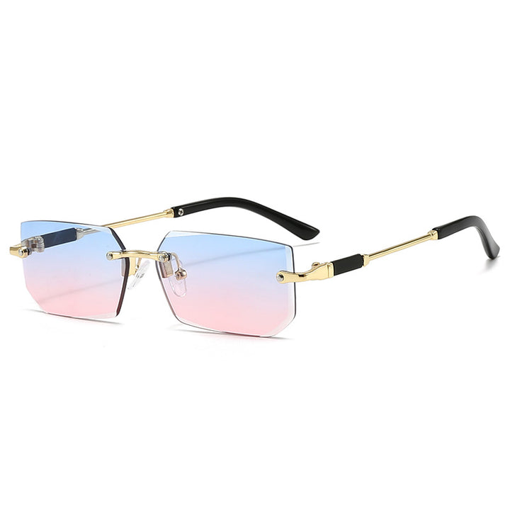 Ladies elegant and fashionable sunglasses with transparent frame Kalsten