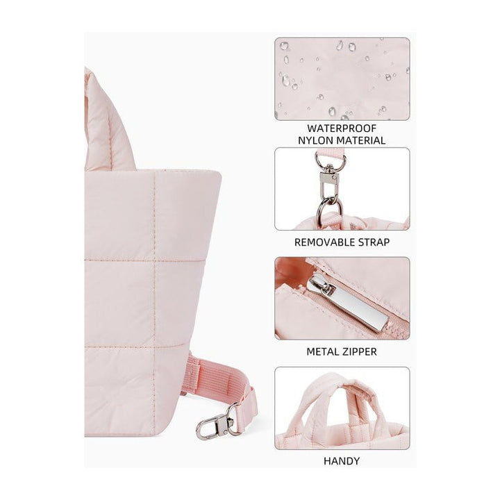 Fashionable quilted handbag Kalsten