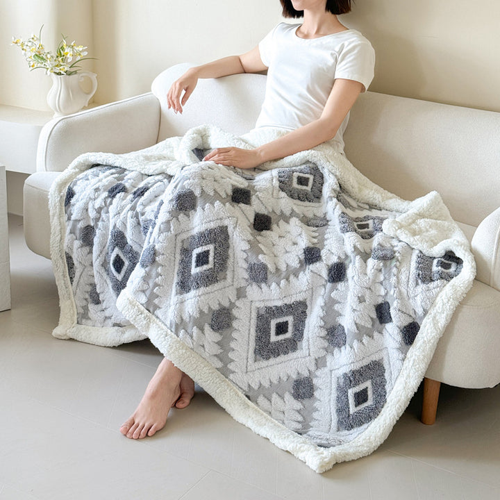 Decorative Fleece Throw Blanket
