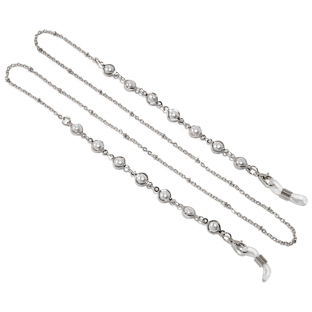Elegant Pearl-Embellished Glasses Chain Kalsten