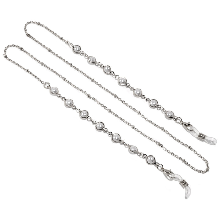 Elegant Pearl-Embellished Glasses Chain Kalsten