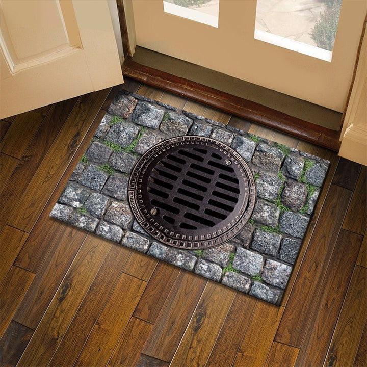 Urban Aesthetic Manhole Cover Doormat