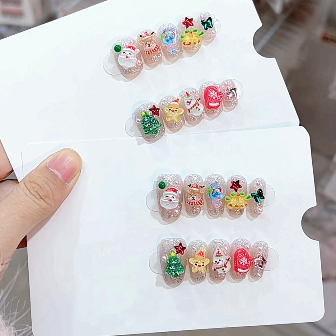 Holiday-Themed Press-On Nail Art Collection Kalsten