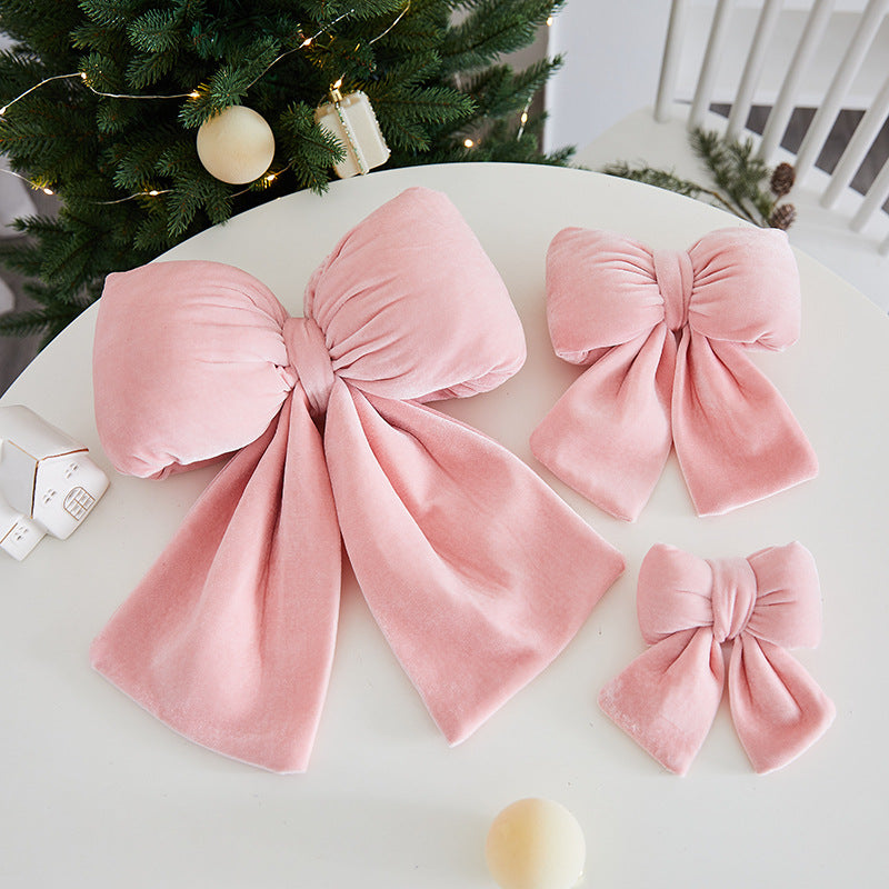 Velvet Decorative Holiday Bow