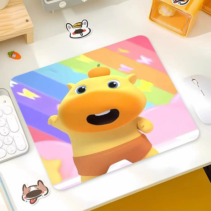 Cartoon-Themed Gaming Mouse Pad