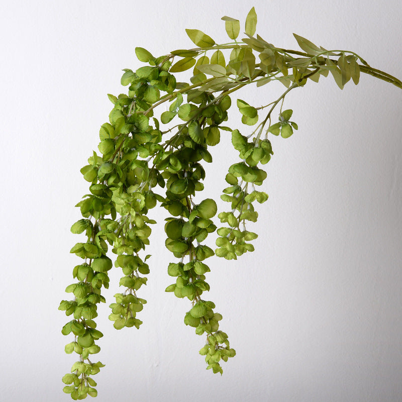 Elegant Faux Wisteria Floral Stem Decoration