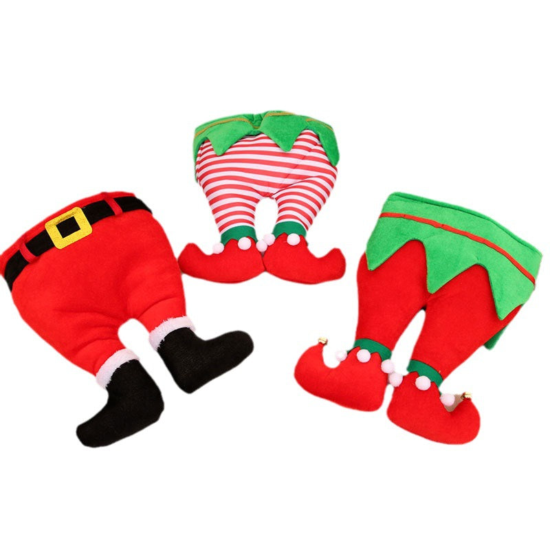 Decorative Santa Leg Pillow Kalsten