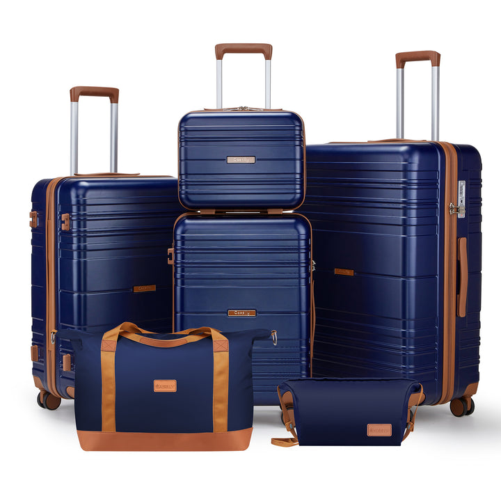 Unisex Versatile Expandable Hard Shell Travel Luggage Set Kalsten