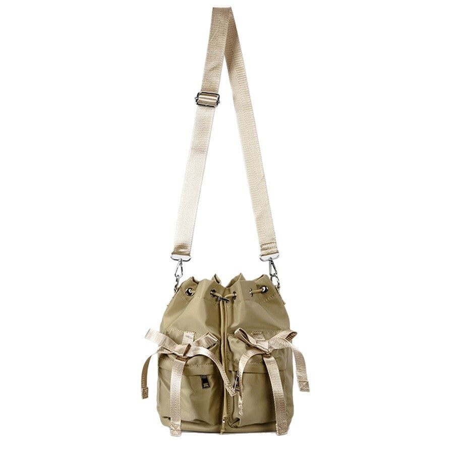 Stylish Casual Drawstring Bucket Bag