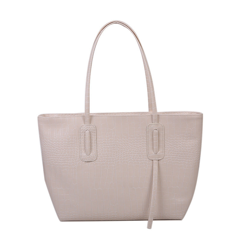 Crocodile Patterned Tote Bag