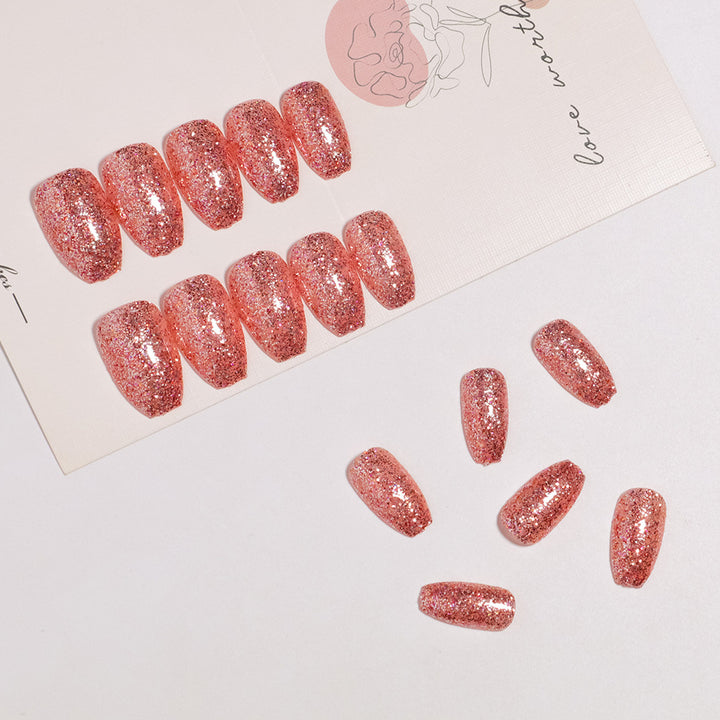 Glittery Acrylic Press-On Nail Kit Kalsten