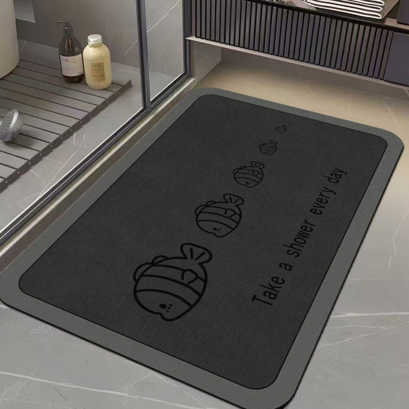 Cute Cartoon Fish Bath Mat