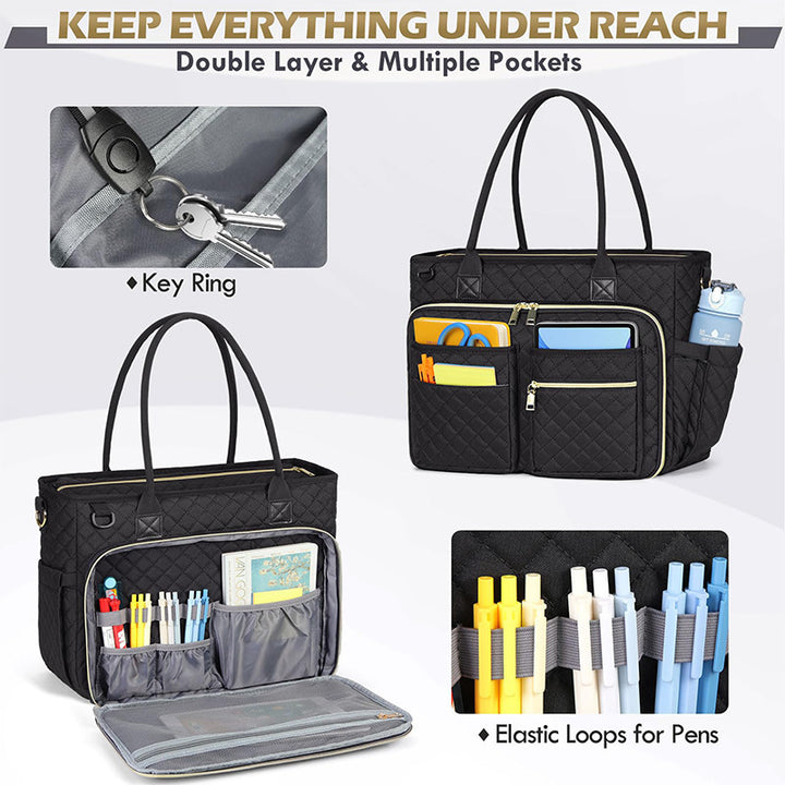 Stylish and spacious handbag with practical compartments Kalsten