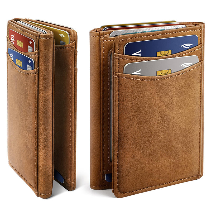 Stylish Slim Leather Cardholder Kalsten