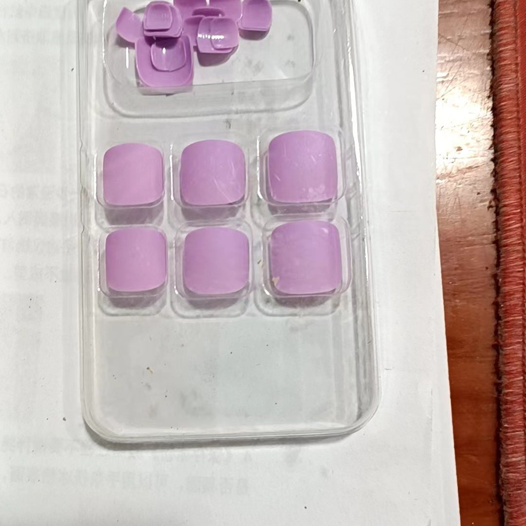 Square-Shaped Press-On Nail Set Kalsten
