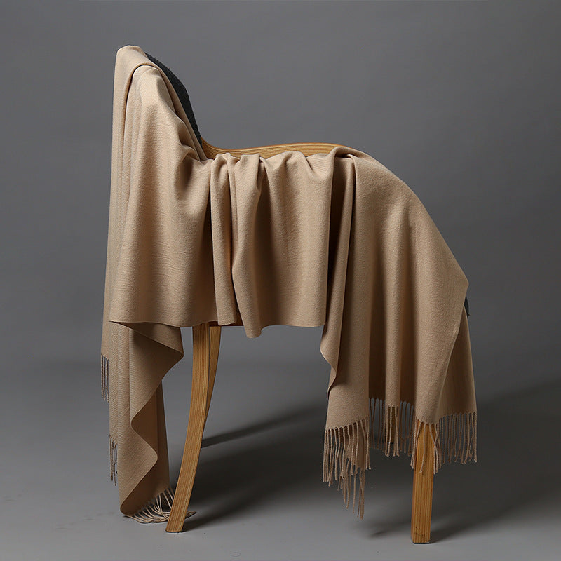 Luxurious Cashmere-Blend Throw Blanket