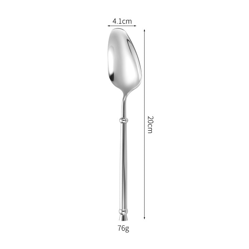 Elegant soup fork with ergonomic handle Kalsten
