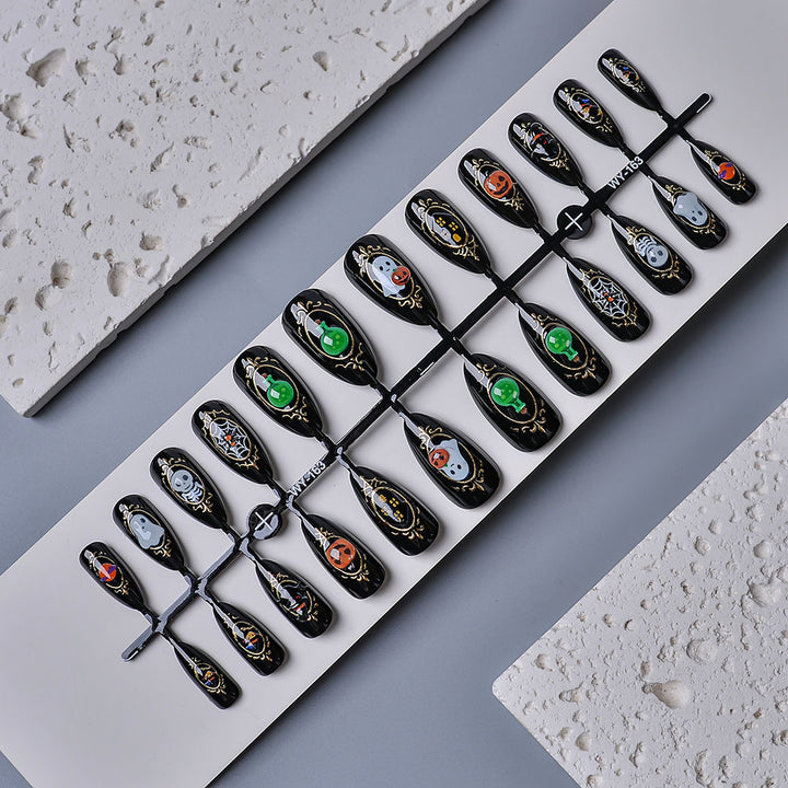 Decorative Themed Press-On Nail Set Kalsten